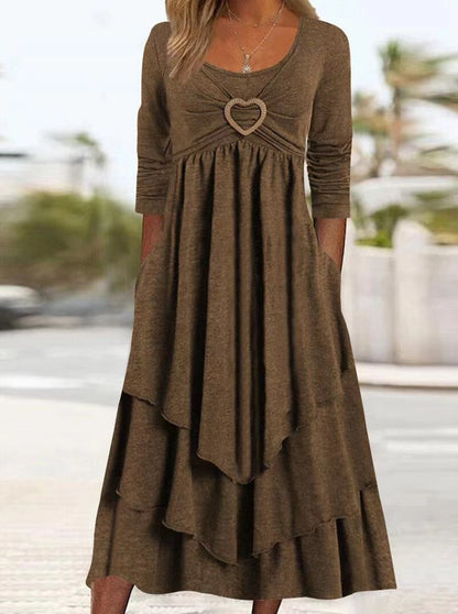 👗 Έκπτωση 50%🔥【40-100kg】2026 Νέο απλό φόρεμα από βαμβάκι και λινό, άνετο και αναπνέον ύφασμα ✅️Πληρωμή κατά την παράδοση ✅️2 είδη με έκπτωση 70%