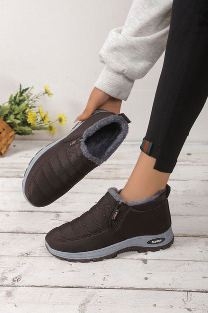 🔥【35-48】Unisex téli csizma plüss béléssel - meleg, kényelmes és csúszásmentes hideg időjárásra-4176247