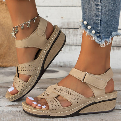 🔥【35-43】Nuevo estilo veraniego, sandalias de cuña con plataforma, suaves, cómodas y que no cansan los pies.
