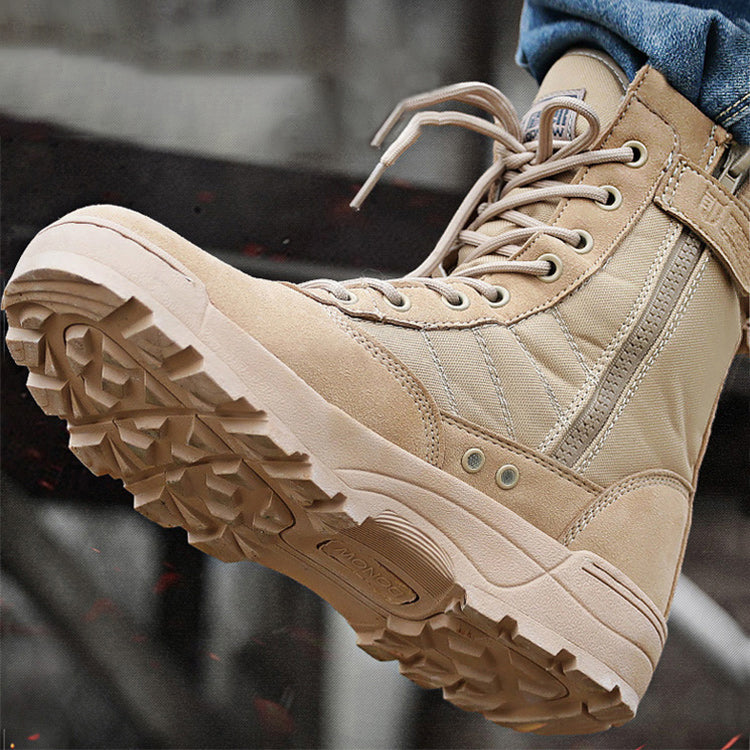👍 Vysoké taktické vojenské boty pro outdoorové horolezectví mohou nosit muži i ženy