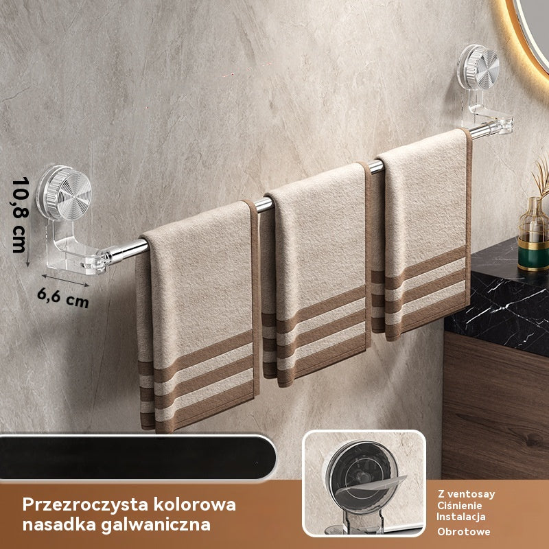 🎁✨🚿Prosty design bez wiercenia — wysuwny uchwyt na ręczniki z próżniowym ssakiem - 4229374