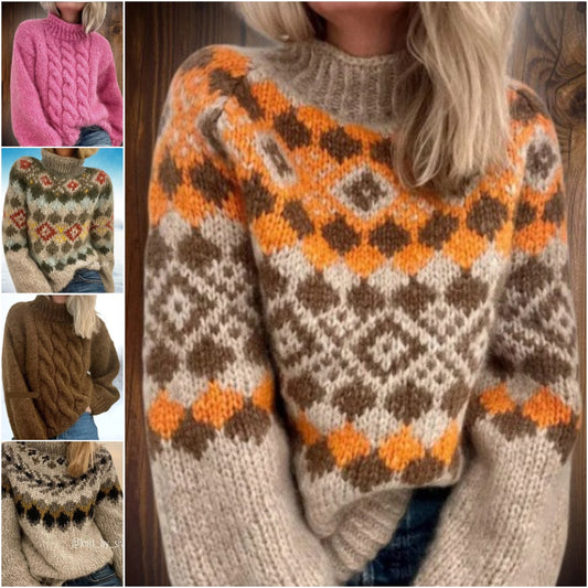 ⏳Časově omezená sleva 50 %⏰Dámský rolák s potiskem