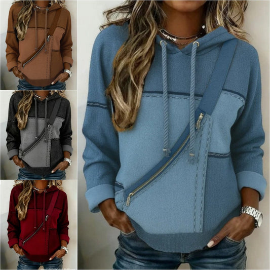 🔥🎀【S-5XL】Ženska majica dugih rukava s kapuljačom i printom - 4222995