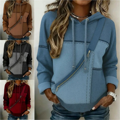 🎀🎀【S-5XL】Dámská mikina s kapucí a dlouhým rukávem s potiskem