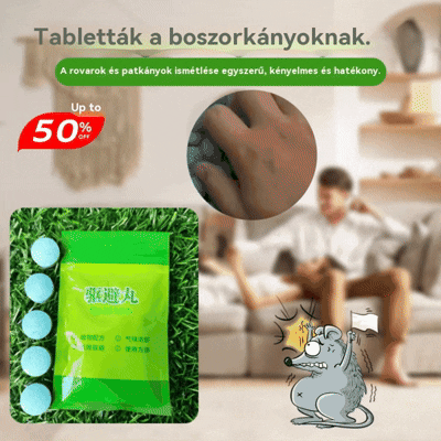 🐭🐁【50 kapszula】Erős patkányriasztó tabletták, varázslatos patkányriasztó eszköz - 4202498
