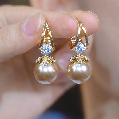 💋(2 kusy) Dámské elegantní perlové náušnice