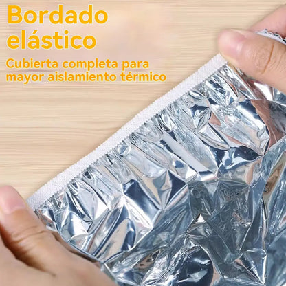 【100 piezas】 Cubierta aislante de papel de aluminio
