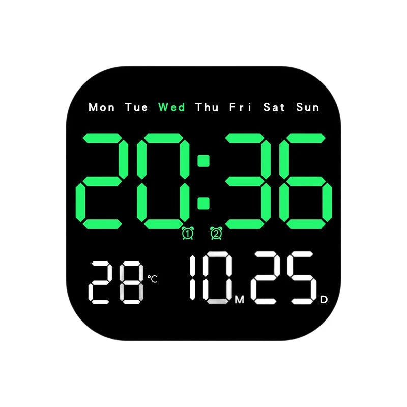 🕰️ ¡Más de 50.000 unidades vendidas!  Reloj digital para el hogar y la oficina: ¡despierte suavemente y olvídese de las alarmas molestas! También muestra la temperatura. 🌙