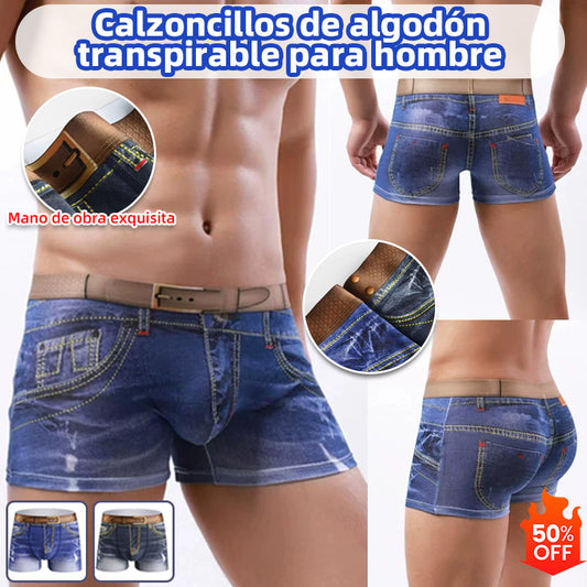 🩳【Compre 2 y obtenga 2 gratis】Calzoncillos de algodón transpirable para hombre