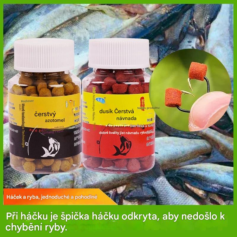 🎣【Rybolov za pár sekund】【5lahvi】Čerstvé granule návnady z živočišných bílkovin