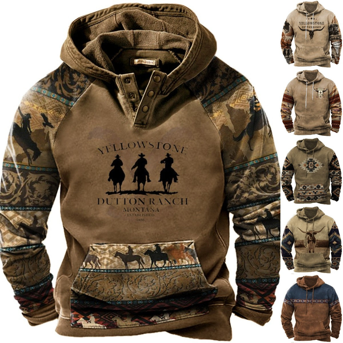 【🔥Τοπ πώληση】Ανδρικό 3D μακρυμάνικο φούτερ 2023 Φθινοπωρινό Χειμώνα Ανθεκτικό στο ζεστό κρύο