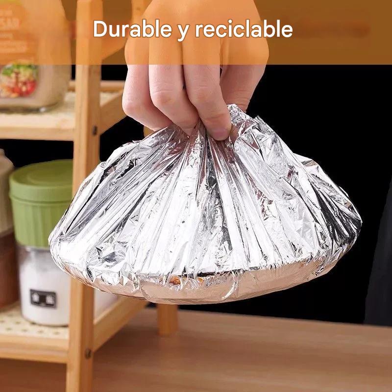 🔥🔥[Compra 100 bolsas, llévate 100 gratis] 200 bolsas 🍎🍎🔥 Cubierta aislante de papel de aluminio apto para alimentos