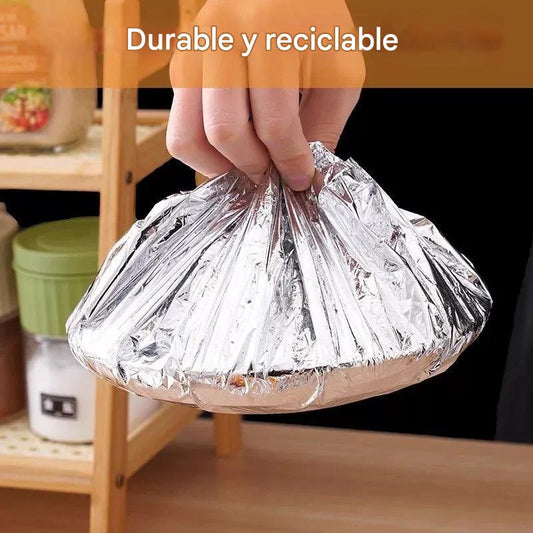 🔥🔥[Compra 100 bolsas, llévate 100 gratis] 200 bolsas 🍎🍎🔥 Cubierta aislante de papel de aluminio apto para alimentos