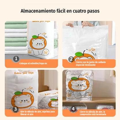 ✨🗃️ 5 artículos por 27 euros 💨 Bolsa de almacenamiento al vacío grande y compresible: no requiere bomba, es a prueba de fugas e ideal para ahorrar espacio en maletas y en casa ✈️-4298284