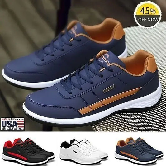 ✨【38–48】【🔥Nové produkty se slevou 50 %👞】Nové pánské ortopedické pohodlné kožené tenisky z roku 2026.