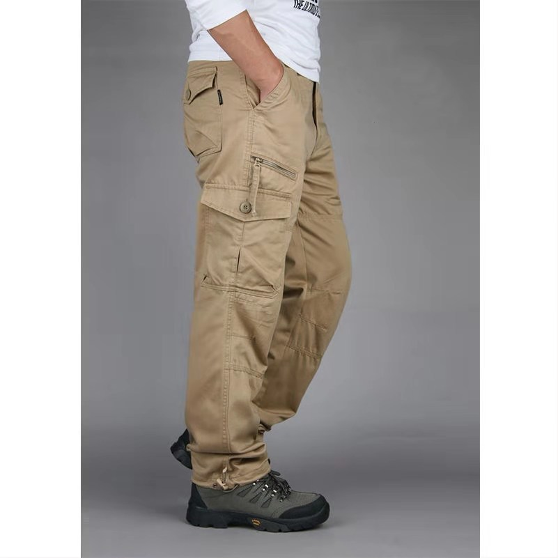 👖😎【M-5XL】Pantalones cargo tácticos para hombre con múltiples bolsillos_4308624
