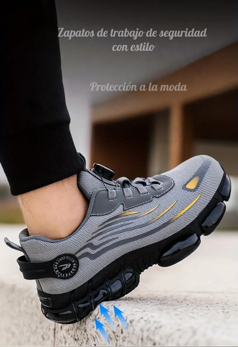 🥾🔥【Precio especial】Botas de trabajo Knauf: puntera de acero, resistentes a impactos y perforaciones, cómodas y antideslizantes.