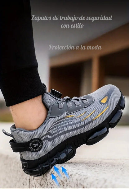 🥾🔥【Precio especial】Botas de trabajo Knauf: puntera de acero, resistentes a impactos y perforaciones, cómodas y antideslizantes.