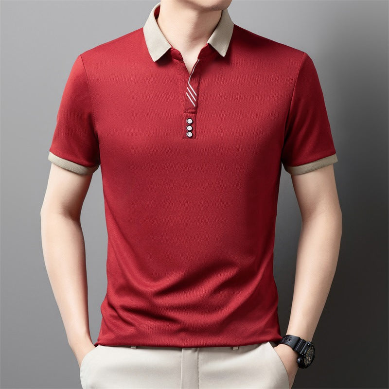 💝😍 Nová pánská polokošile s krátkým rukávem a prodyšnou klopou pro rok 2026