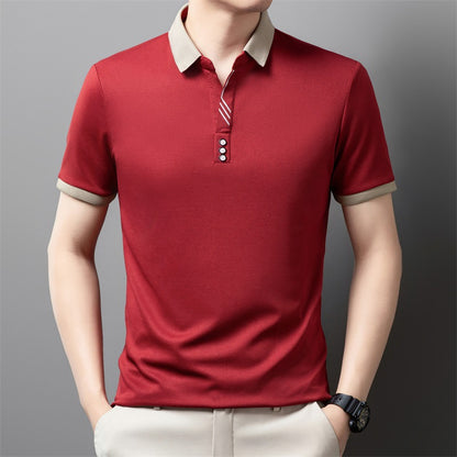 💝😍 Nová pánská polokošile s krátkým rukávem a prodyšnou klopou pro rok 2026