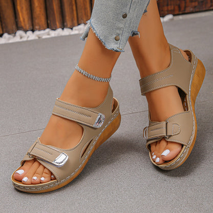 👡[Promoción de novedades de verano] [36-43] Nuevas sandalias de mujer de alta calidad, sandalias casuales con cierre de velcro (colección 2026)