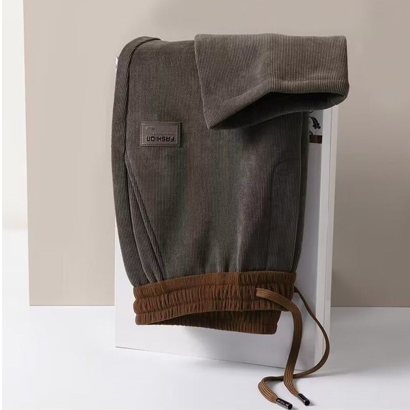 🔥Pánské všestranné volné kalhoty pro volný čas s fleecovou podšívkou pro větší ochranu.