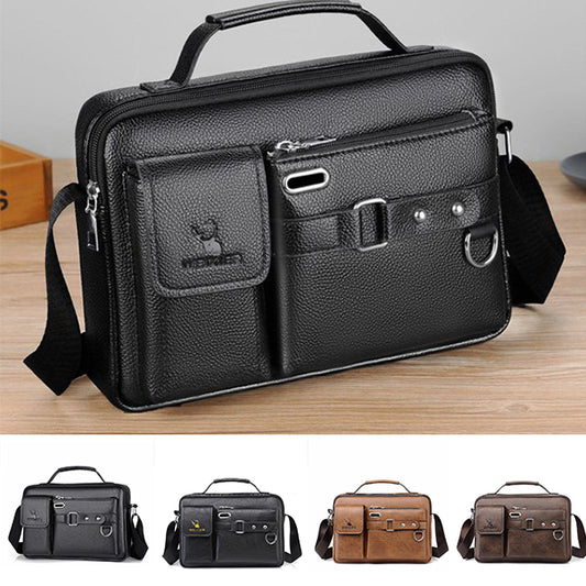 【Koupit 1 a získat 1 zdarma】Pánská přenosná business crossbody kabelka-3943539