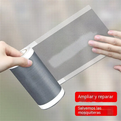 【Compra 5 metros y llévate 5 metros gratis.】[🔥10 metros 23 euros] Reparación de agujeros en mosquiteras con cinta adhesiva, reparación de malla de acero inoxidable.