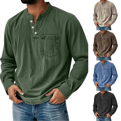 👔 【S-5XL】Męskie, casualowe, modne koszulki na wiosnę/lato