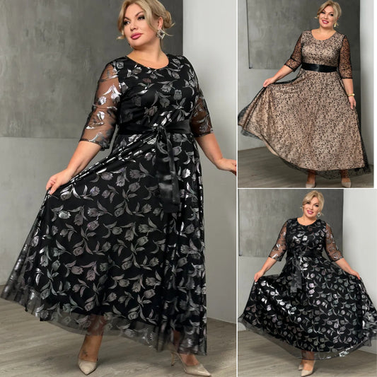 💋【S-5XL】👗 Nové módní šaty, klasický design, elegantní a jednoduché