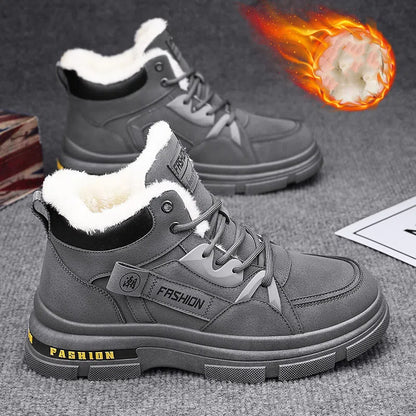 🔥🔥👞【39－44】2026 nowe męskie zimowe, pogrubione, aksamitne, ciepłe buty Martin - 4211552