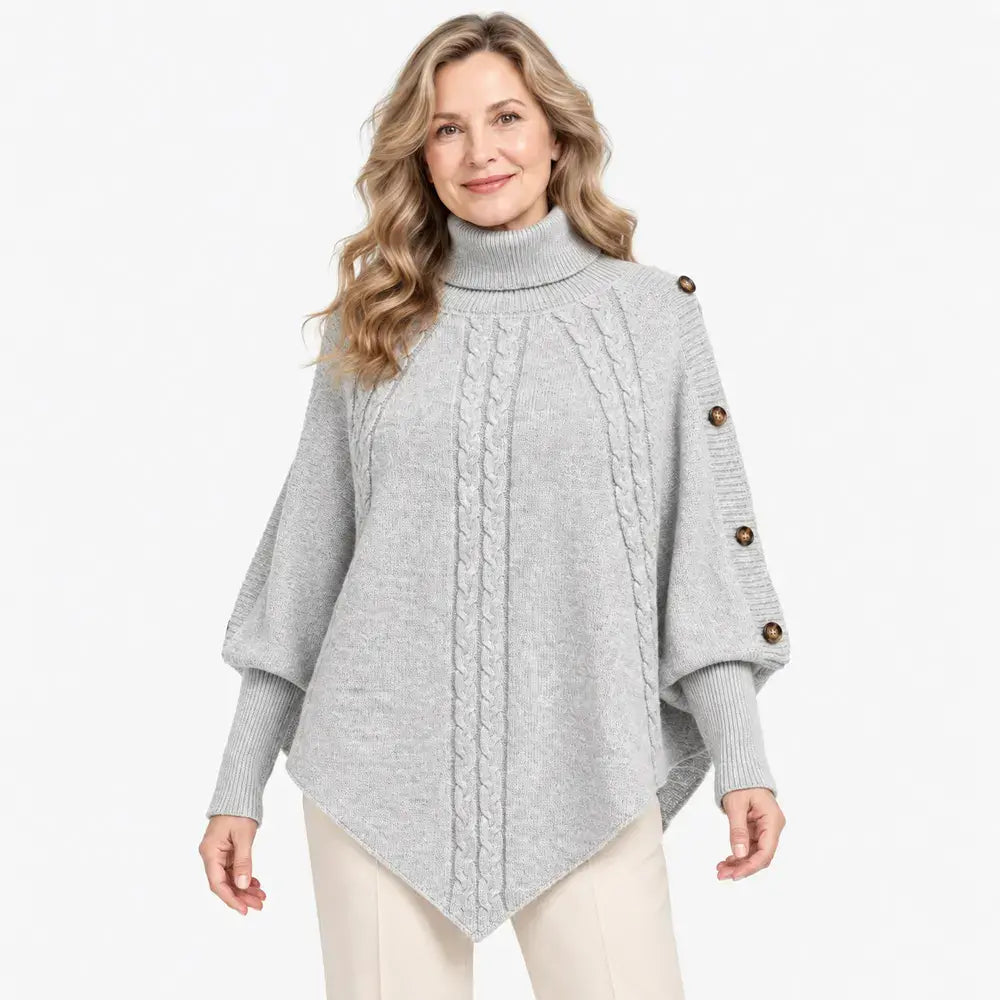 【S-3XL】¡Un éxito total para la temporada otoño-invierno! Esta cálida capa de punto permite disimular fácilmente las imperfecciones de la figura. ✨