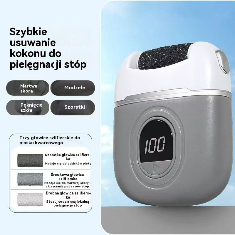 ✨Kup 1, otrzymaj drugi za darmo!🦶🛁 Nowy elektryczny szlifier do stóp, usuwanie martwej skóry z paznokci, elektryczny szlifier do stóp do pedicure - 4193789