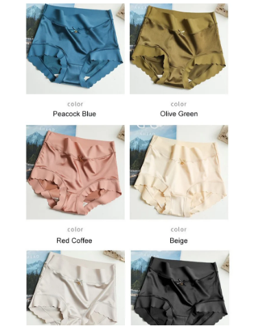 🔥🩲【Compre 3 y obtenga 3 gratis】(1 juego de 6 piezas) bragas de satén de seda de hielo premium