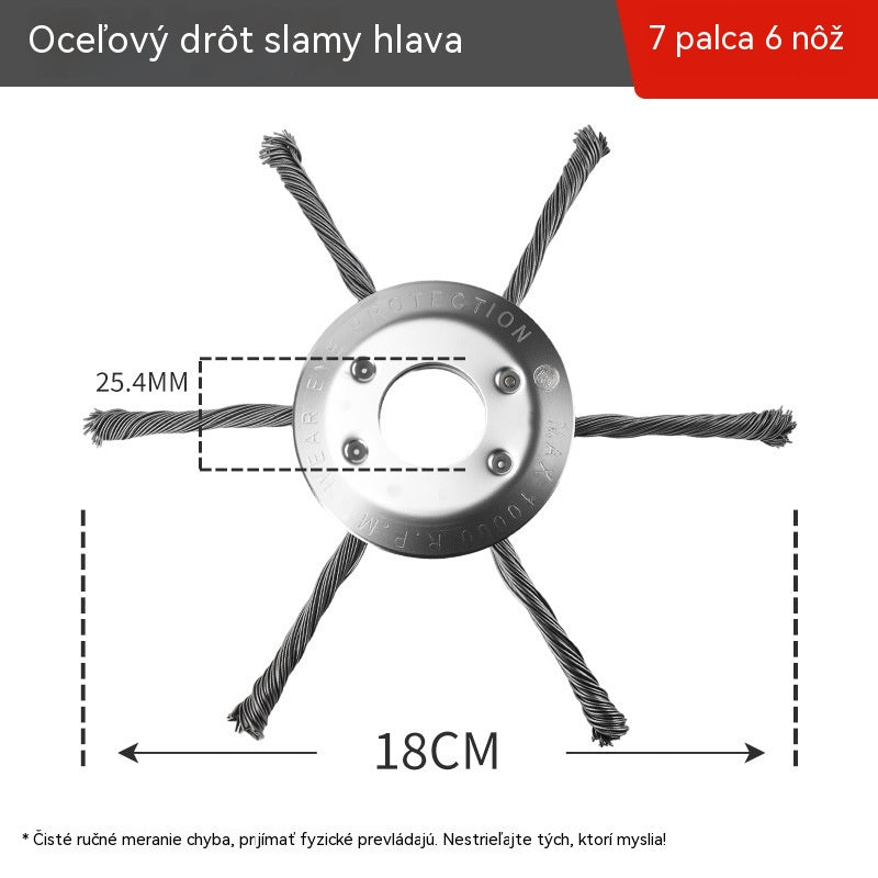 🧰🔥Poslední speciální nabídka【Kupte 1 a získejte 1 zdarma】🔥Ocelový drátěný vyžínač plevele