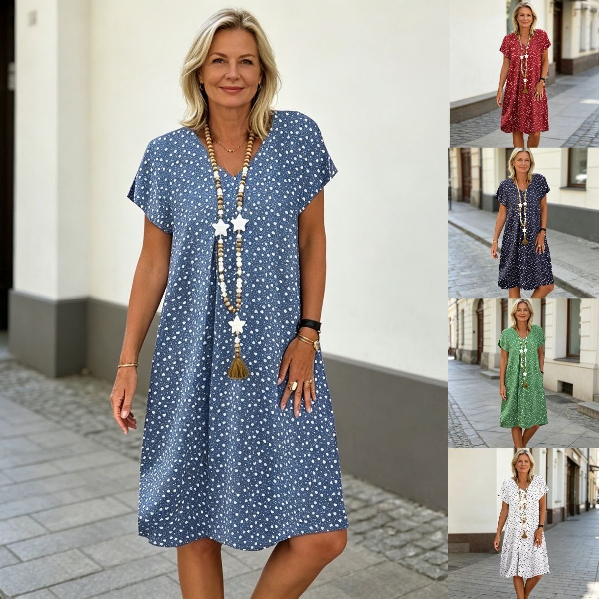 50% zniżki 👗✨ Sukienki damskie bawełniane i lniane w rozmiarach S-4XL, z kwiatowym nadrukiem, stylowe i uniwersalne.
