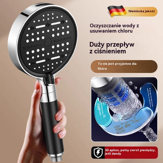 💦🚿【Kup 1, odbierz 2】Głowica prysznicowa o wysokim ciśnieniu z 6 trybami pracy. Głowica prysznicowa do wann z termostatem-4164635