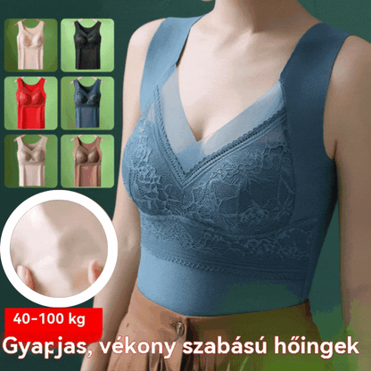 🔥【3 darab】❤️【40-100 kg】Őszi és téli libapehely csipke alsónemű, gyönyörű hát, mellkasi összehúzó kiegészítők, mellek megereszkedésének megelőzése✅【Orvosi ajánlásra】- 4203209
