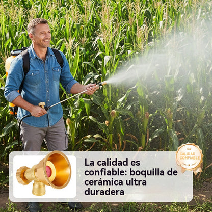 💦Boquilla de Riego Ajustable de Latón para Pulverizador Agrícola 🌾