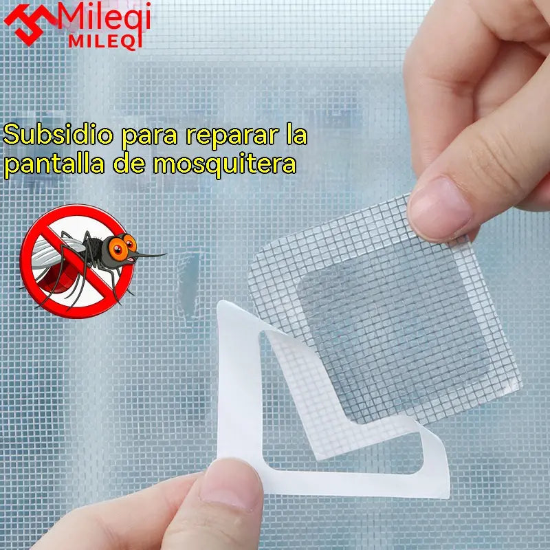 【Compra 5 metros y llévate 5 metros gratis.】[🔥10 metros 23 euros] Reparación de agujeros en mosquiteras con cinta adhesiva, reparación de malla de acero inoxidable.