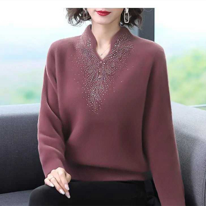 🔥【M-5XL】Gruby wełniany sweter damski na jesień i zimę