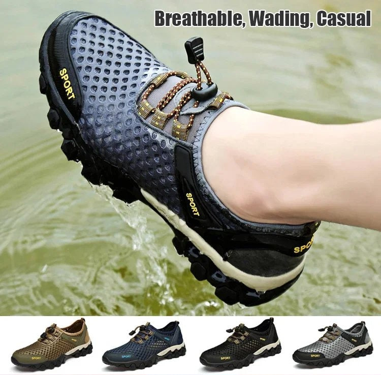 🔥✨【39-44】2026 zapatos de senderismo al aire libre de verano de malla transpirable