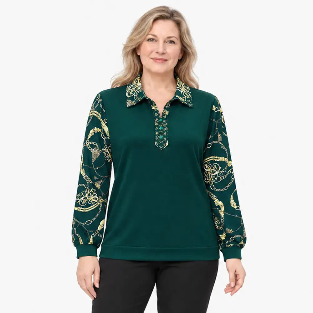 【M–6XL】Nová dámská termokošile na podzim a zimu – velké velikosti, zakrývá břicho, hřejivá a elegantní