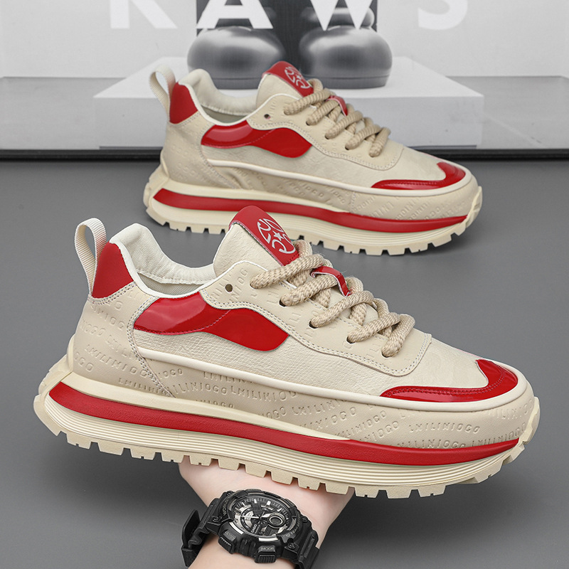 【39-44】Pánská volnočasová obuv, módní, pohodlná, zvětšující výšku, léto 2025