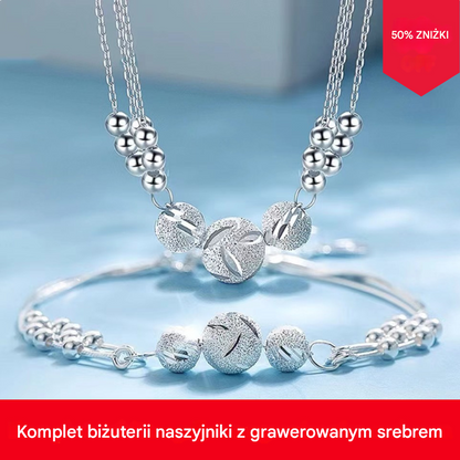 【🎁 Vásárolj 1-et, kapsz 1-et ingyen】🔥【Gyűrű + Hosszú szűr】✨ Ékszerek complete with engravings srebrával készült gyűrűvel -4176269