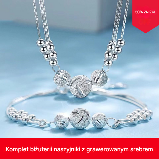 【🎁 Vásárolj 1-et, kapsz 1-et ingyen】🔥【Gyűrű + Hosszú szűr】✨ Ékszerek complete with engravings srebrával készült gyűrűvel -4176269