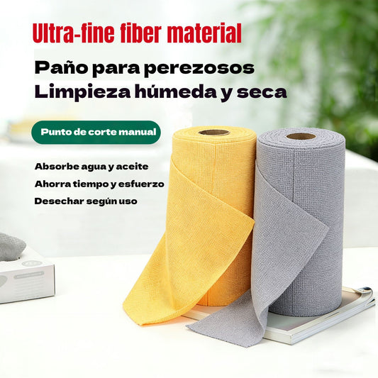 ✨🧼Rollos de toallas de limpieza reutilizables que se pueden arrancar uno a uno.