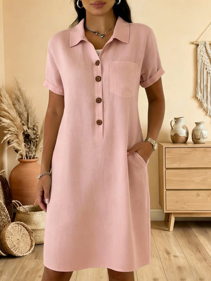 ⏳ ¡Oferta por tiempo limitado! ⏰【S-3XL】Vestido casual de verano cómodo, corte estilizado, moderno y versátil.