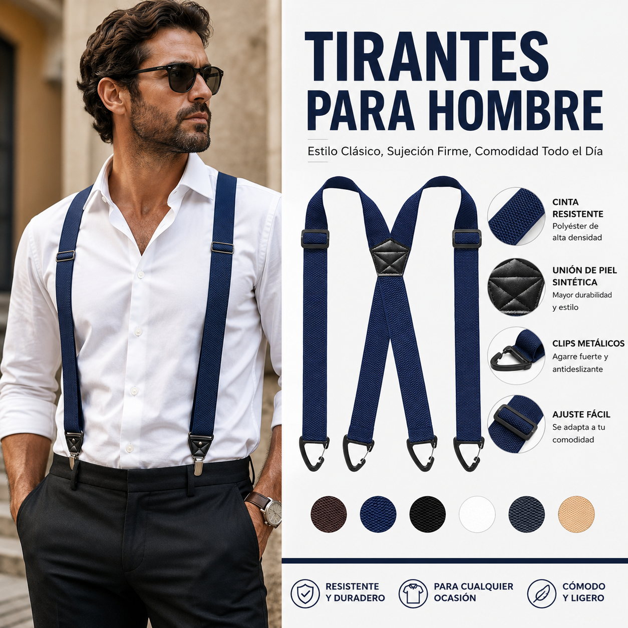 📢📢¡50% DE DESCUENTO! 🧷Corsés de hombre con espalda cruzada y clips🧷