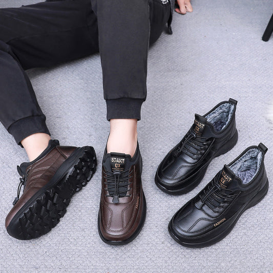 👟❄️【Časově omezená sleva】【39-44】Pantofi pánské s plyšovou podšívkou a protiskluzovou podrážkou